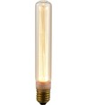 E27 2,5W dimmbare LED Vintage-Lampe - 18,5cm, 1800K, Goldglas, Tube T30
