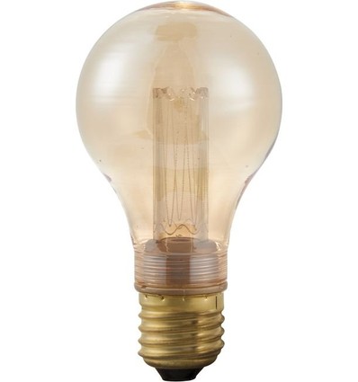 E27 2,5W dimmbare LED Vintage-Lampe - A60, 1800K, Goldglas, 65lm