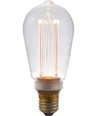 E27 3,5W dimmbare LED Vintage Lampe - ST64, 2000K, Rustika, Klarglas