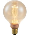 E27 3,5W dimmbare LED Vintage-Lampe - G95 Globe, 1800K, Goldglas, 100lm