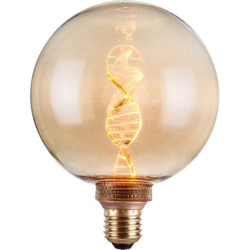 E27 3,5W dimmbare LED Vintage DNA Globe G125 - 110lm, 1800K, Goldglas