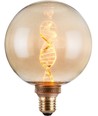 E27 3,5W dimmbare LED Vintage DNA Globe G125 - 110lm, 1800K, Goldglas