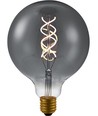 E27 5W dimmbare LED-Lampe - G125, Double Helix Filament, Rauchglas, 2200K