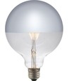 E27 4W dimmbare LED Globe - G125, Kopfspiegel silber, Filament, 2500K
