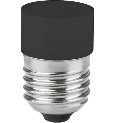 E27 3,4W dimmbare LED-Röhrenlampe - 4,5cm, 2700K, schwarz, No Side Glow