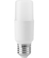 E27 7W LED Stick Lampe, 95-265V - 810lm, 10,8cm, Opalglas
