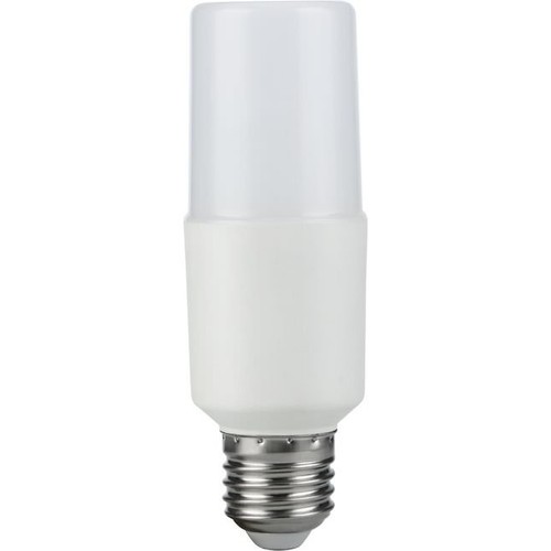 E27 9W LED Stick Lampe, 95-265V - 12,5cm, 1180lm, 3000K, Opalglas