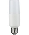 E27 9W LED Stick Lampe, 95-265V - 12,5cm, 1180lm, 3000K, Opalglas