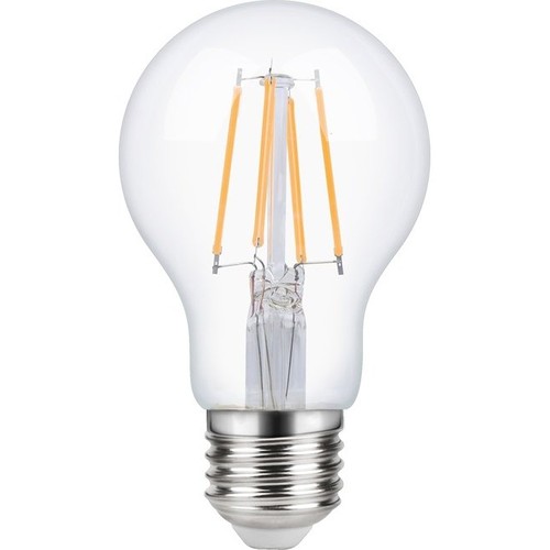 E27 4W dimmbare LED-Filamentlampe - A60, 2200K, klar, 380lm