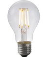E27 4W dimmbare LED-Filamentlampe - A60, 2200K, klar, 380lm