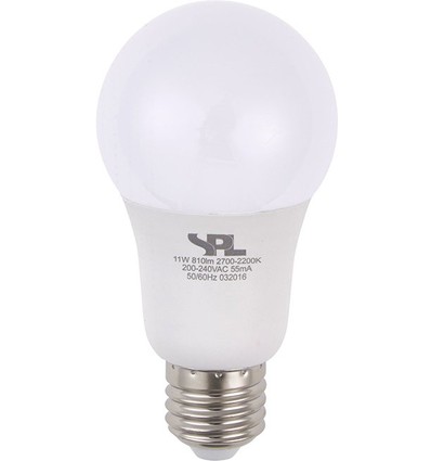 E27 11W dimmbare LED-Lampe - DimToWarm, 2000-2700K, A60, Opalglas, 810lm