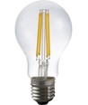 E27 7W LED-Filamentlampe mit Dämmerungssensor - A60, 810lm, Klarglas, 2700K