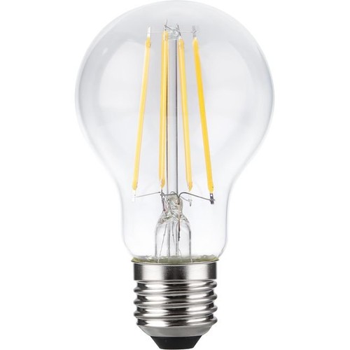 E27 8,5W dimmbare LED-Lampe - A60, Filament, Klarglas, 1000lm, 2700K