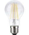 E27 8,5W dimmbare LED-Lampe - A60, Filament, Klarglas, 1000lm, 2700K