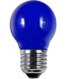 E27 1W LED Tropfenlampe - Blau, G45 Filament, Party Colour Premium