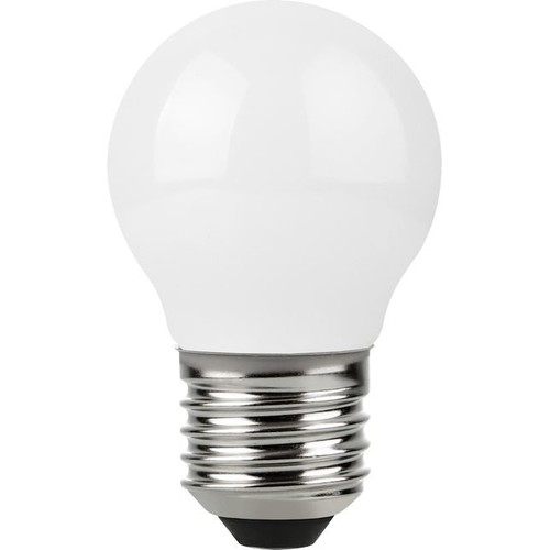 E27 5W DimToWarm LED Tropfenlampe - 420lm, G45, Filament, Opalglas, dimmbar