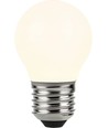 E27 5W DimToWarm LED Tropfenlampe - 420lm, G45, Filament, Opalglas, dimmbar