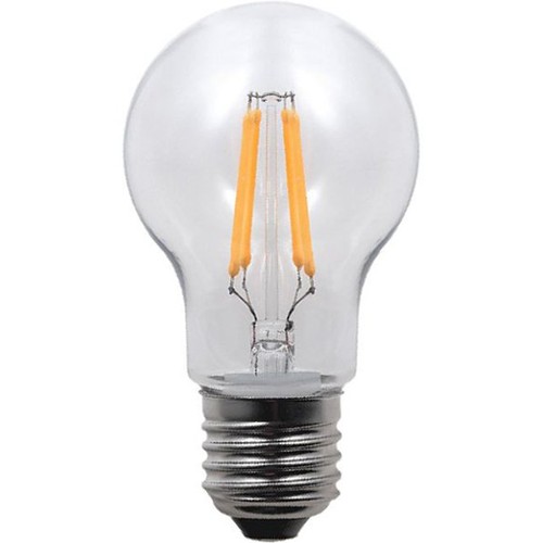 E27 3,5W LED Filament Lampe - A55, 320lm, bruchsicheres Polycarbonat, klar, warmweiß