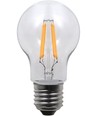 E27 3,5W LED Filament Lampe - A55, 320lm, bruchsicheres Polycarbonat, klar, warmweiß