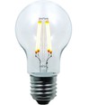 E27 3,5W LED Filament Lampe - A55, 320lm, bruchsicheres Polycarbonat, klar, warmweiß