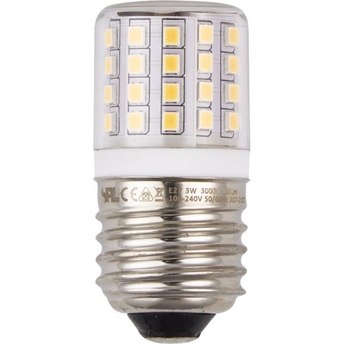 E27 4,5W LED Röhrenlampe, 24V-30V - 6cm, 550lm, Klarglas, 3000K, AC/DC