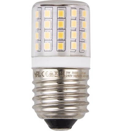 E27 4,5W LED Röhrenlampe, 24V-30V - 6cm, 550lm, Klarglas, 3000K, AC/DC