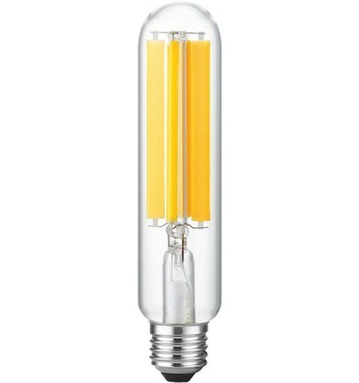 E27 21W LED HID Filament-Lampe - 3600lm, 17cm, Klarglas, 2700K