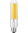 E27 21W LED HID Filament-Lampe - 3600lm, 17cm, Klarglas, 2700K
