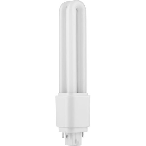 16,8cm / 9W G24q LED-Lampe - 1280lm, 4-Pin, Opalglas, 3000K