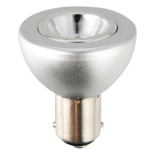 BA15d 5W LED-Spot, 12V - R37, 285lm, 35°, dimmbar, Silber, 2700K