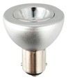 BA15d 5W LED-Spot, 12V - R37, 285lm, 35°, dimmbar, Silber, 2700K