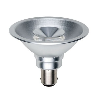BA15d 8W AR70 dimmbare LED-Lampe, 12V - DimToWarm, 2000-2800K, 35°, graues Gehäuse