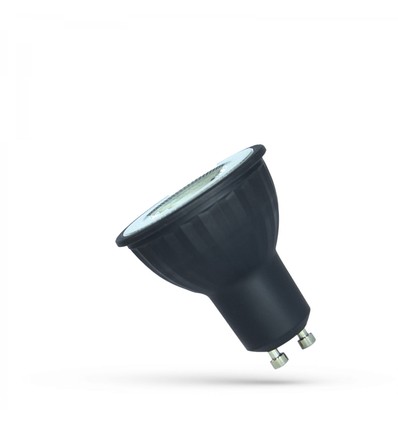 GU10 6W LED-Spot - Schwarz