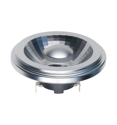 G53 AR111 15W dimmbare LED-Lampe, 12V - 1080lm, 24°, 2700K, Grau