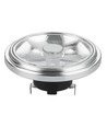 G53 AR111 12W LED-Lampe, 12V - 10°, dimmbar, 2700K, Grau, AC/DC