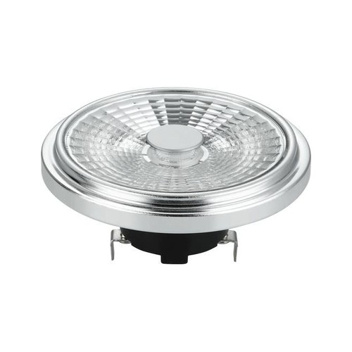 G53 AR111 12W LED-Lampe, 12V - 1000lm, 30°, dimmbar, 2700K, Grau