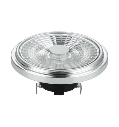 G53 AR111 12W LED-Lampe, 12V - 1000lm, 30°, dimmbar, 2700K, Grau