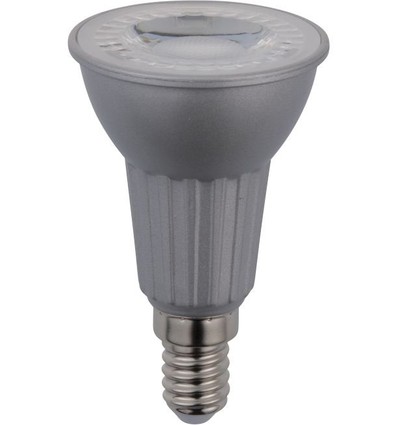 E14 5W dimmbare LED-Lampe - PAR16, 380lm, 2700K, 36°, Silber-Finish
