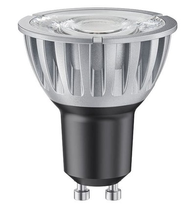 GU10 6,5W LED Lampe dimmbar - 10°, 510lm, Silber, 3000K