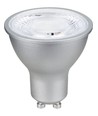 GU10 6W LED-Leuchtmittel dimmbar - 625lm, 2700K, 40°, Silber-Finish