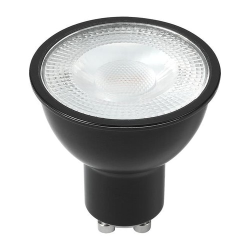 GU10 5W dimmbare LED-Lampe - 470lm, 2700K, 35°, Schwarz, MR16-Größe