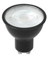 GU10 5W dimmbare LED-Lampe - 470lm, 2700K, 35°, Schwarz, MR16-Größe