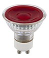 GU10 5W dimmbare LED-Lampe - Rot, 38°, Glas, 230V