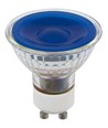 GU10 5W dimmbare LED-Lampe - Blau, 38°, Glas, 25lm