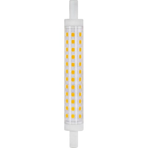 R7S 118mm / 9W LED-Leuchtmittel - 830lm, 3000K, Klarglas, Keramik