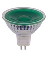 GU5.3 5W LED-Leuchtmittel, 12V - MR16, 38°, Grün, Glas
