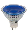 GU5.3 5W LED-Leuchtmittel, 12V - MR16, Blau, 38 Grad, Glas