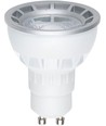 GU10 5,5W DimToWarm LED-Lampe - 2000-2800K, 40°, dimmbar, Weiß/Nickel Front