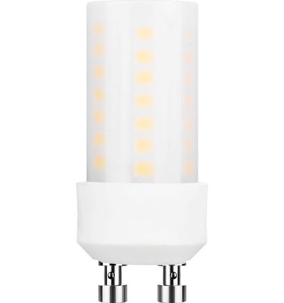 GU10 4W LED-Röhrenlampe, 5,2cm - Dimmbar, Mattglas, 2700K