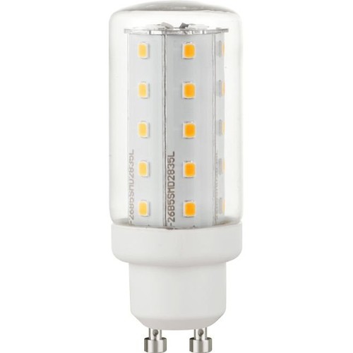 GU10 4W LED-Röhrenlampe aus Glas, 8cm - 450lm, 2700K